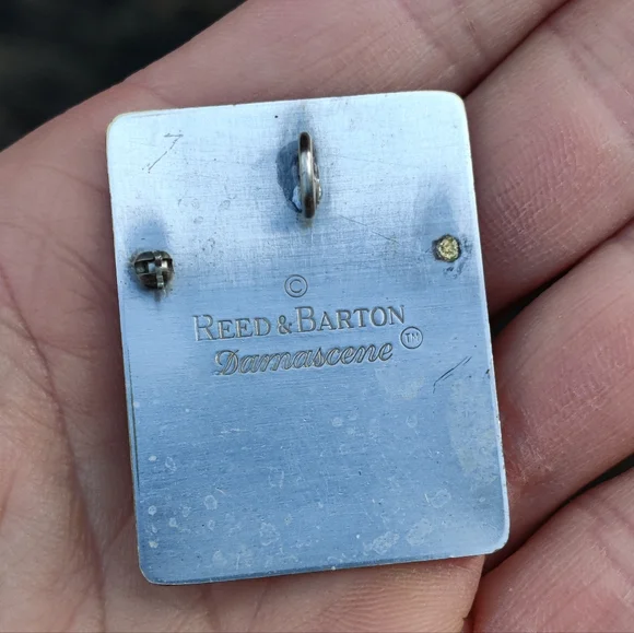 Vintage Reed & Barton Damascene Egyptian Pharoah pendant - Picture 7 of 9